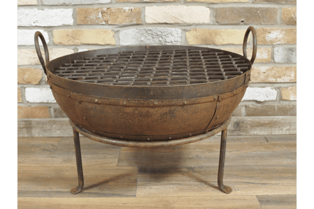 Kadai Fire Pit With Grill - 5189 - Uneeka