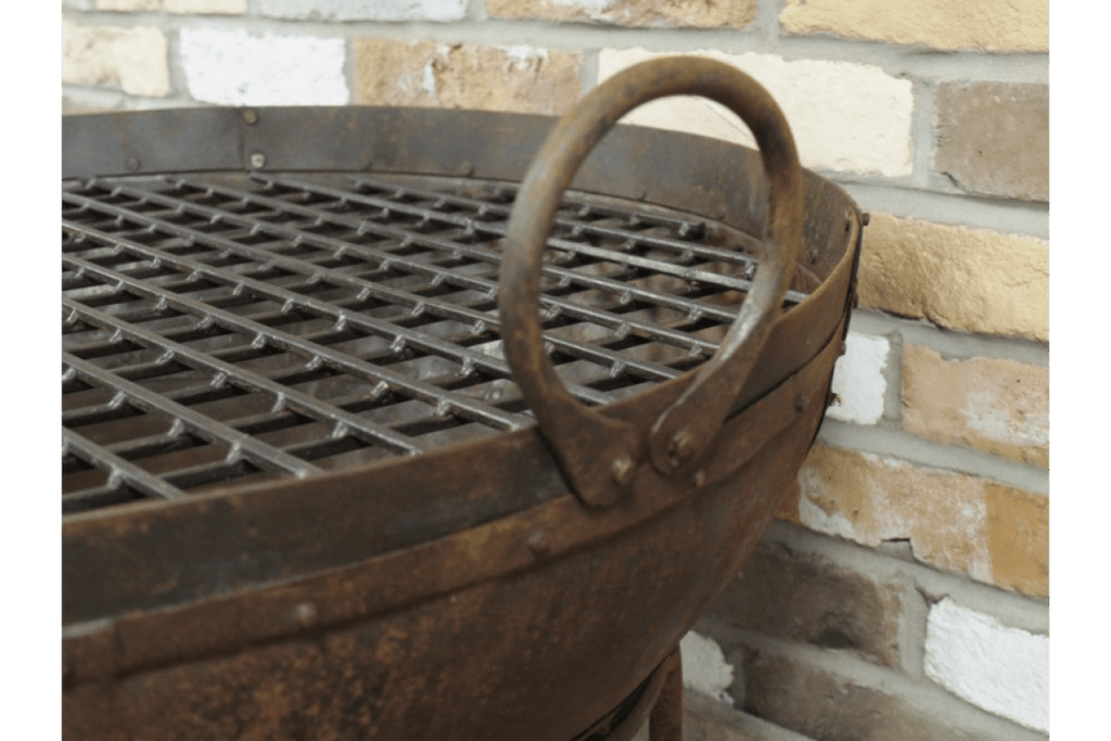 Kadai Fire Pit With Grill - 5189 - Uneeka