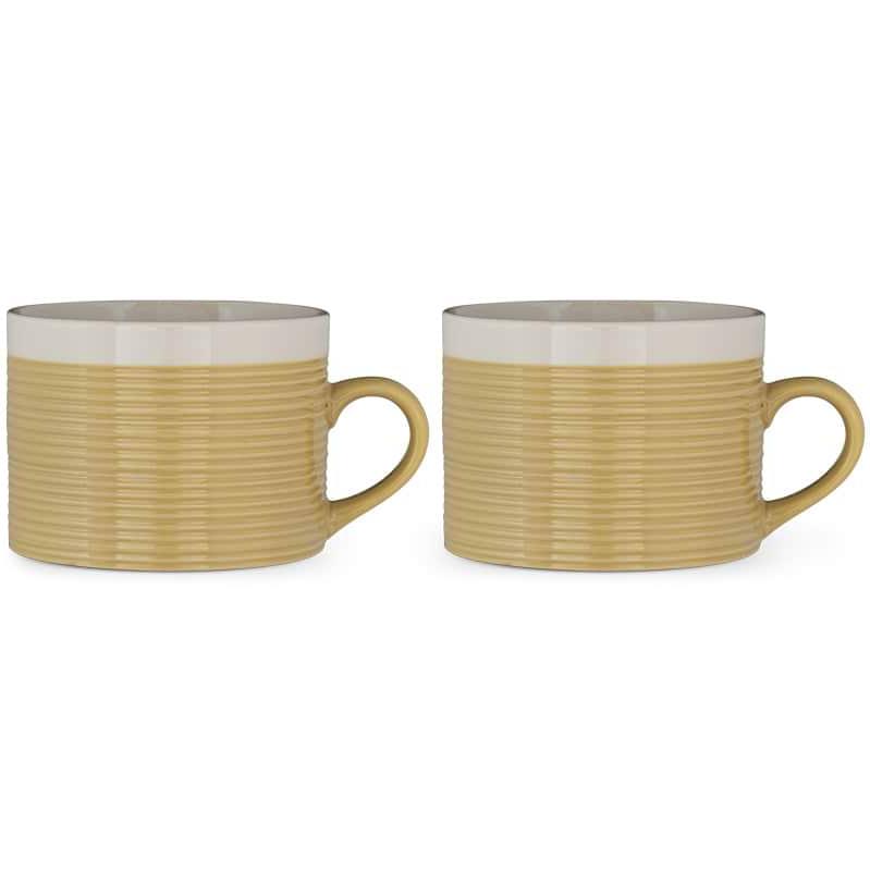 Kai Stoneware Mugs - KM4801 - Mustard - Uneeka