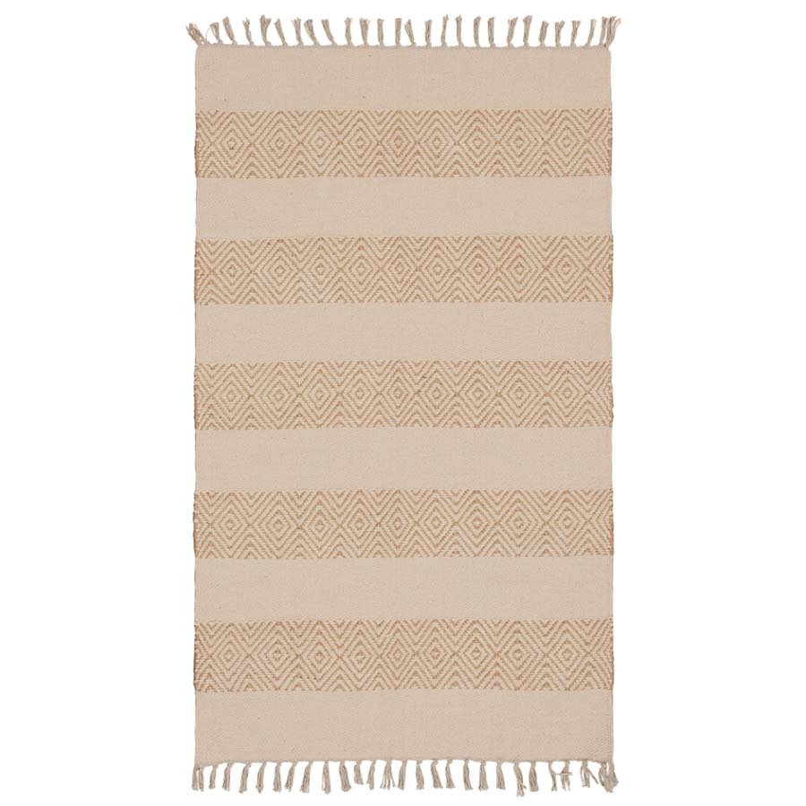 Kalindi Geometric Chenille & Jute Rug - R39624 - Uneeka