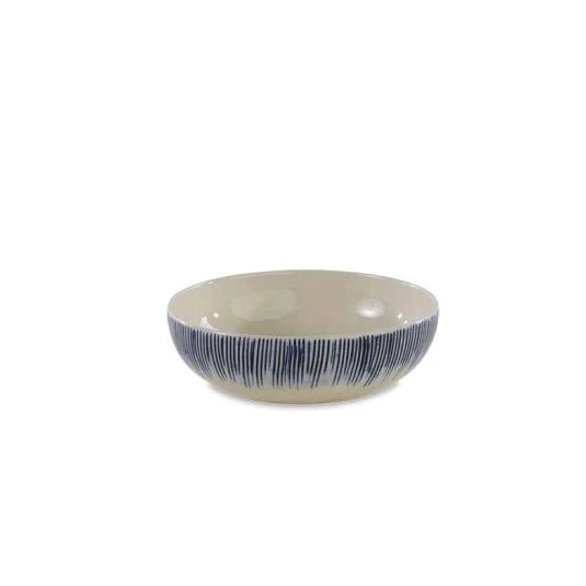 Karuma Blue & White Ceramic Cereal Bowl - KB1901 KS4901 - Uneeka