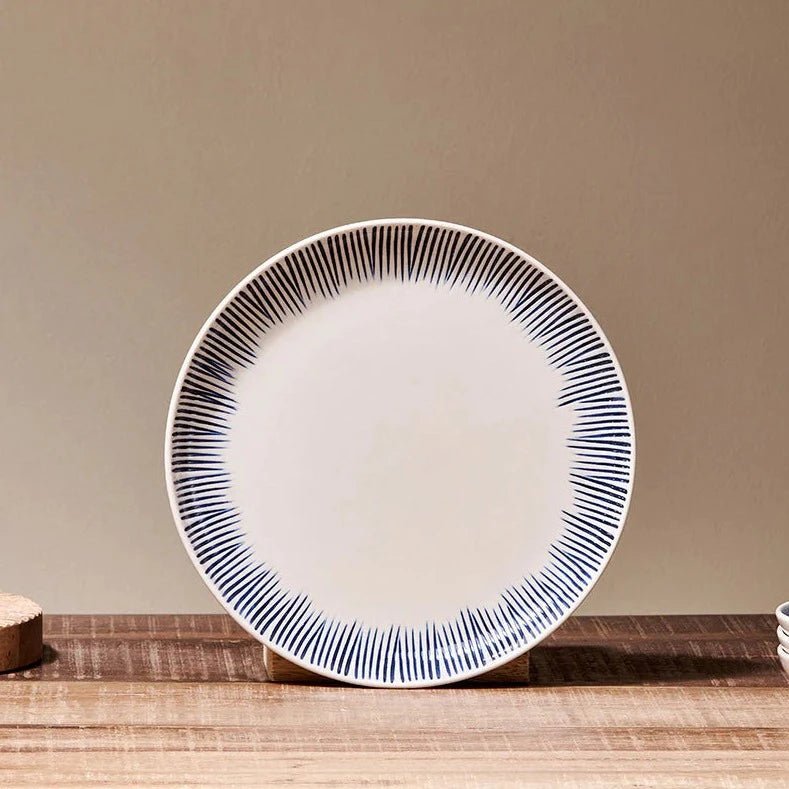 Karuma Blue & White Ceramic Side Plate - KP0301 KS4901 - Uneeka