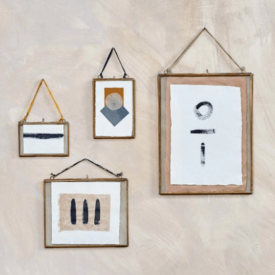 Kiko Antique Brass Hanging Frame - KF0402 - Uneeka