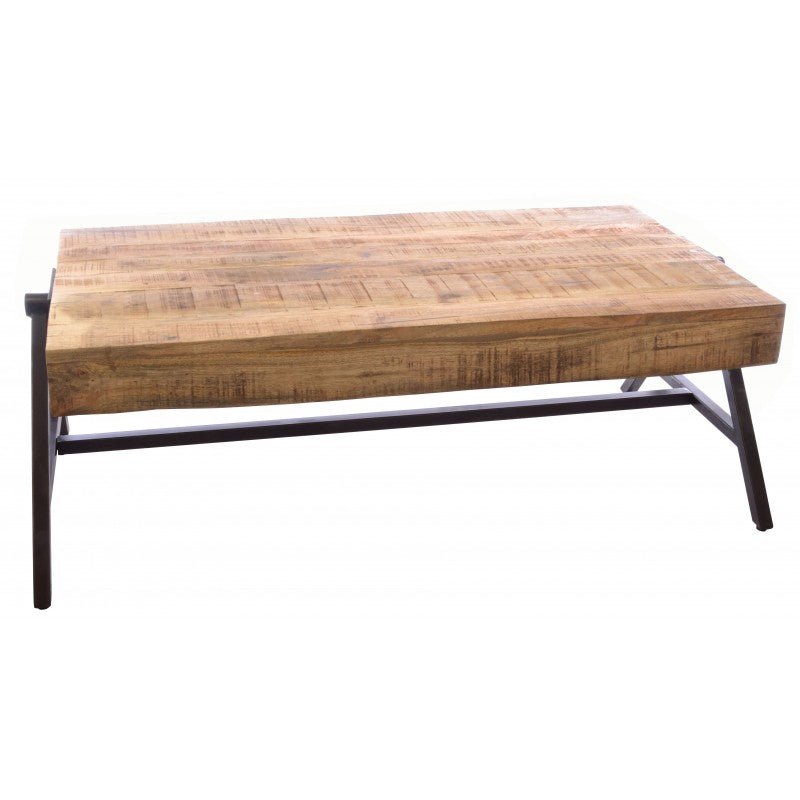 Kingdom Coffee Table Mango Wood & Steel - OLD02 - Uneeka