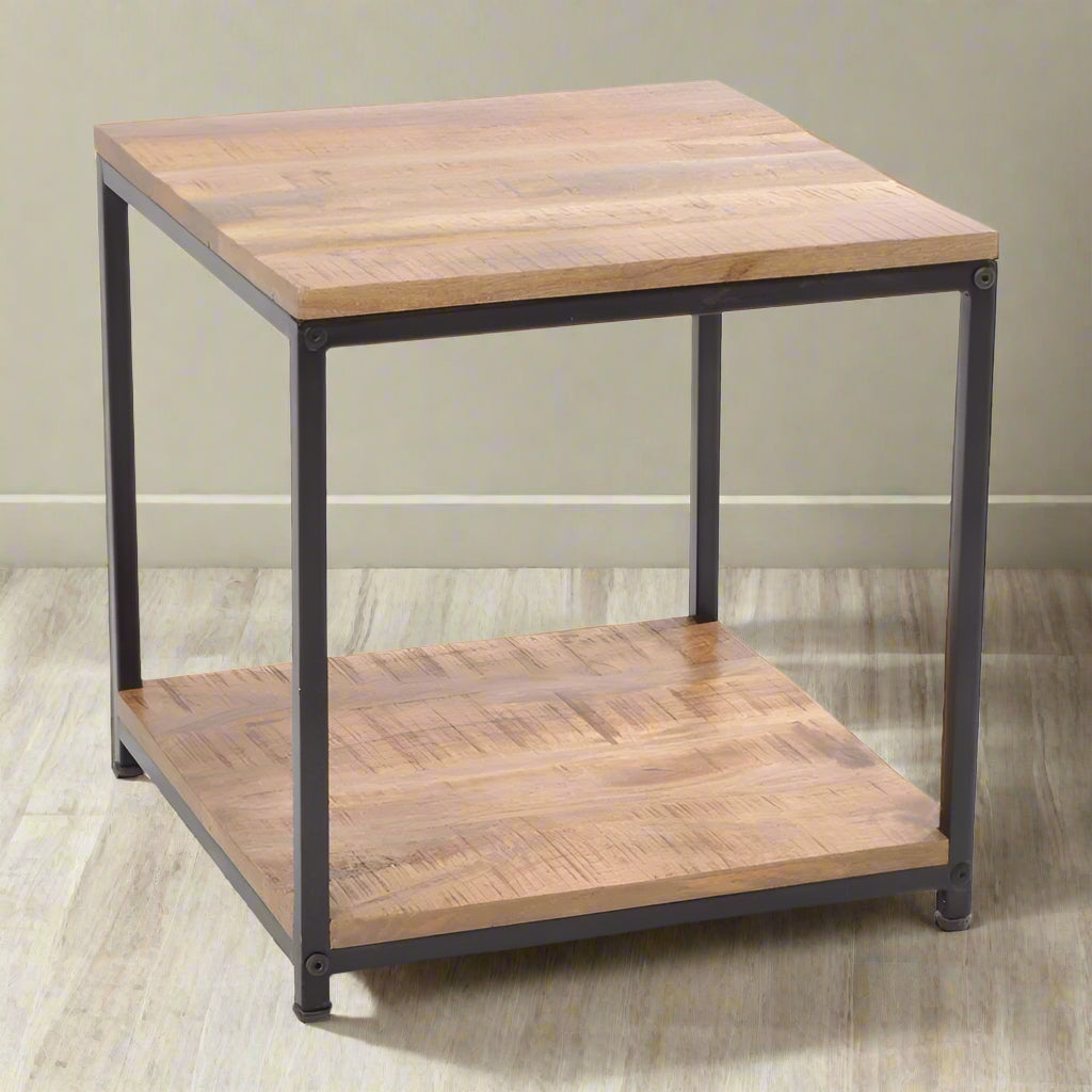 Kingdom Mango Wood Side Table - OLD20 - Uneeka