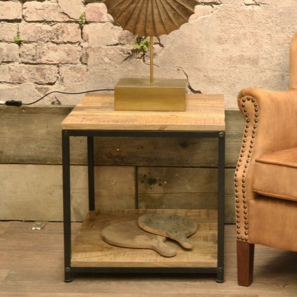 Kingdom Mango Wood Side Table - OLD20 - Uneeka