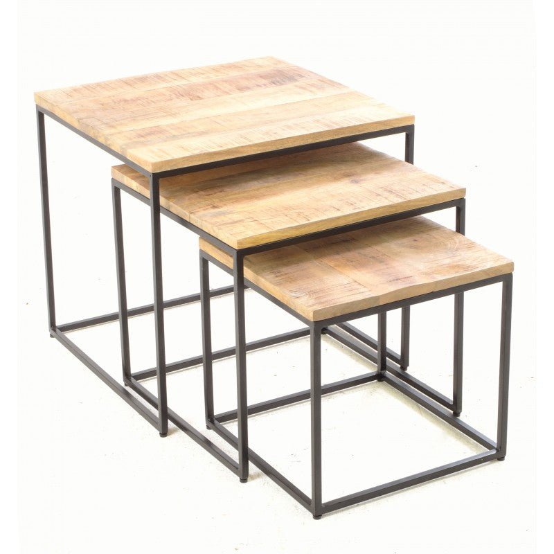 Kingdom Nest of Three Square Tables - OLD26 - Uneeka