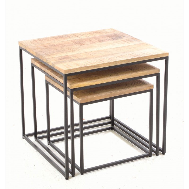 Kingdom Nest of Three Square Tables - OLD26 - Uneeka