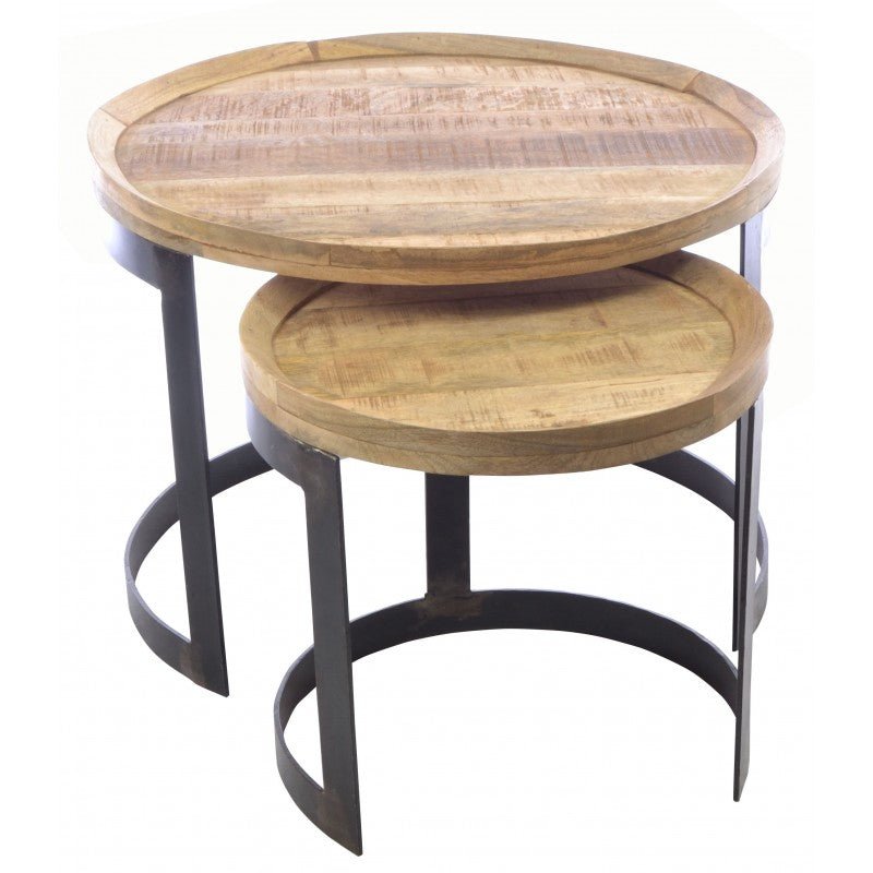 Kingdom Round Nest Of Tables - OLD01 - Uneeka