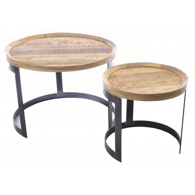 Kingdom Round Nest Of Tables - OLD01 - Uneeka