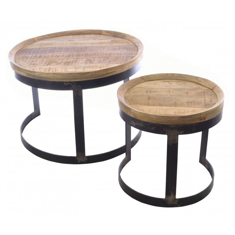 Kingdom Round Nest Of Tables - OLD01 - Uneeka