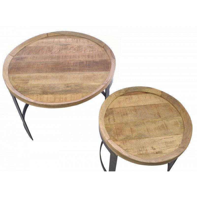 Kingdom Round Nest Of Tables - OLD01 - Uneeka