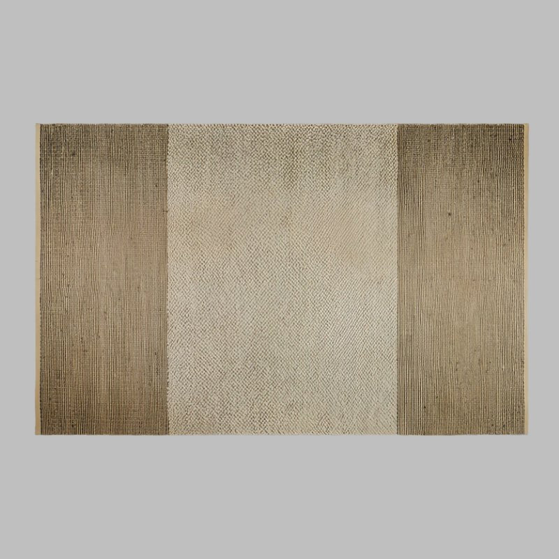 Kufri Light Blue & Brown Jute Rug - KU2002 - Uneeka