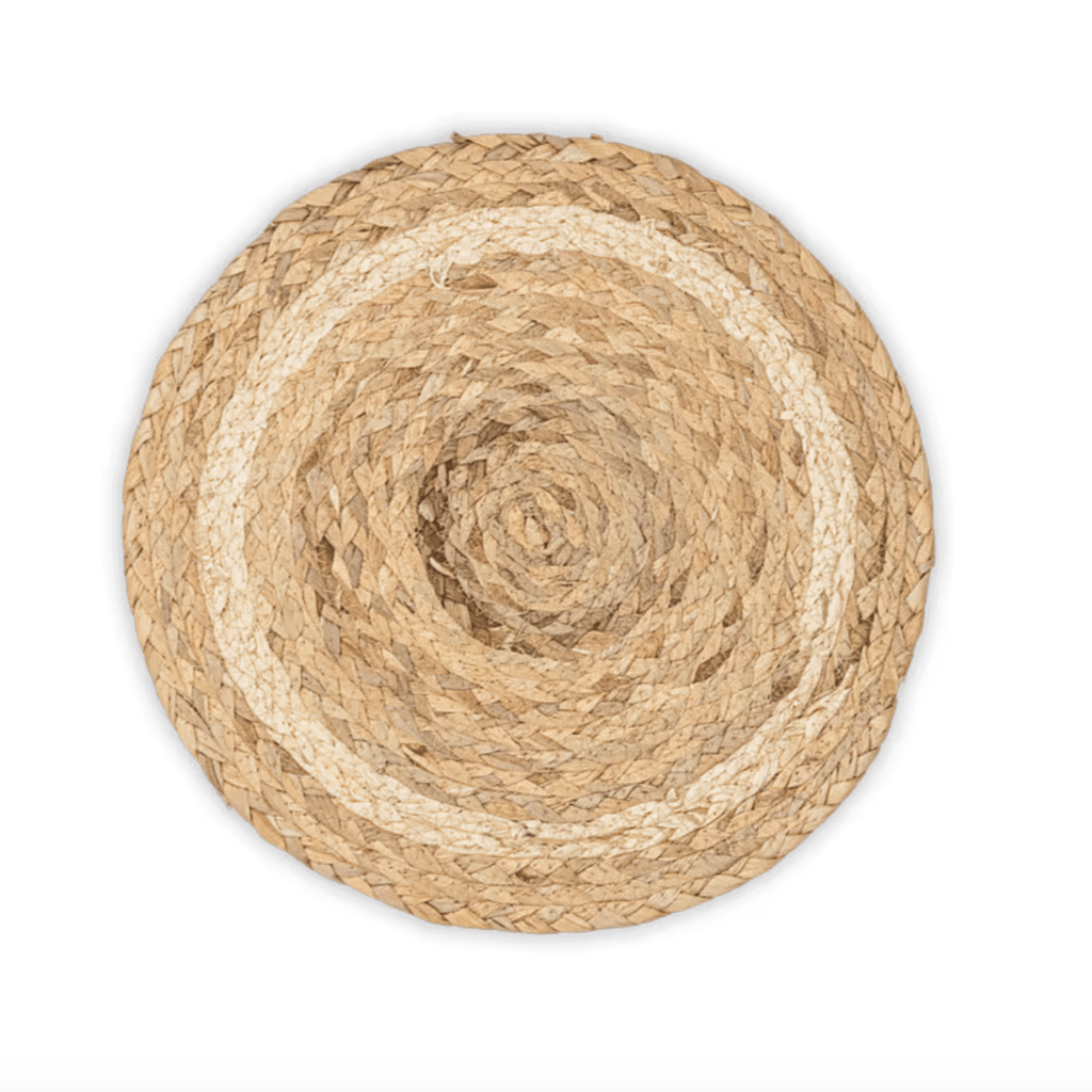 Lam Natural Woven Rounded Tablemat - LR4301 - Uneeka