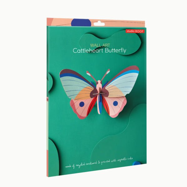 Large Cattleheart Butterfly Cardboard Model - TTM185 - Uneeka