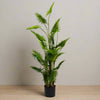Large Faux Palm Tree With Black Pot - AF40 - Uneeka