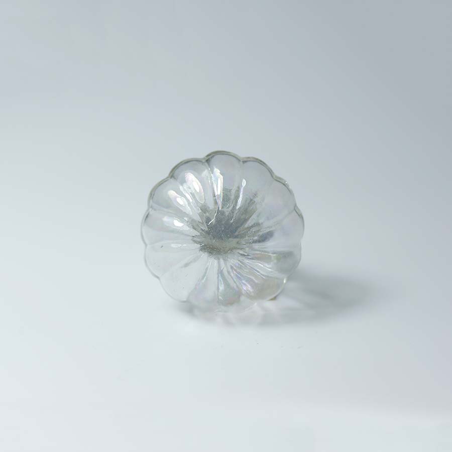 Large Handmade Clear Glass Doorknob - DK69 - Uneeka