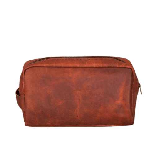 Large Leather Wash Bag* - HIBWB1 - Uneeka