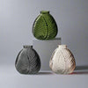 Leaf Shaped Glass Vase - CV01066 - MOSS - Uneeka