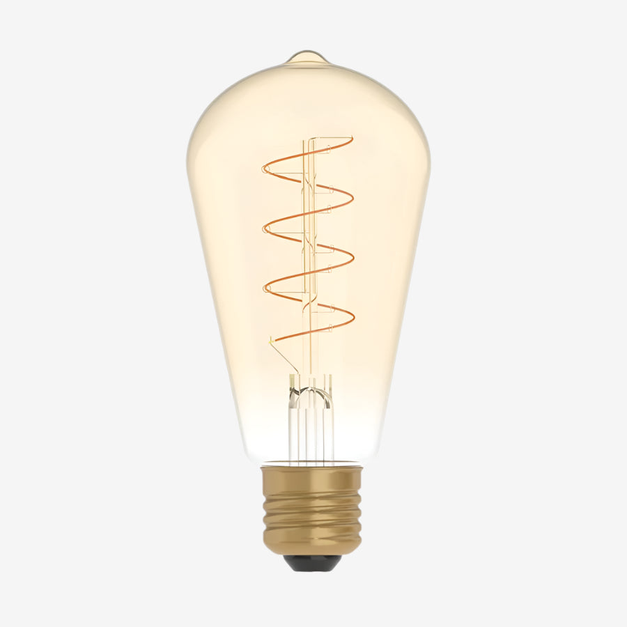 LED Gold Edison ST64 4W E27 Dimmable Bulb - BB - C04 - Uneeka