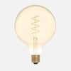 LED Gold Globe Curved Spiral Filament G125 4W E27 Dimmable Bulb - BB - C07 - Uneeka