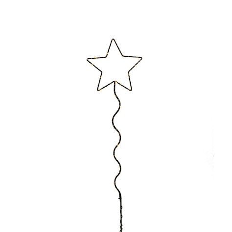 LED Star Wavy Garden Stake - 6301 - Uneeka