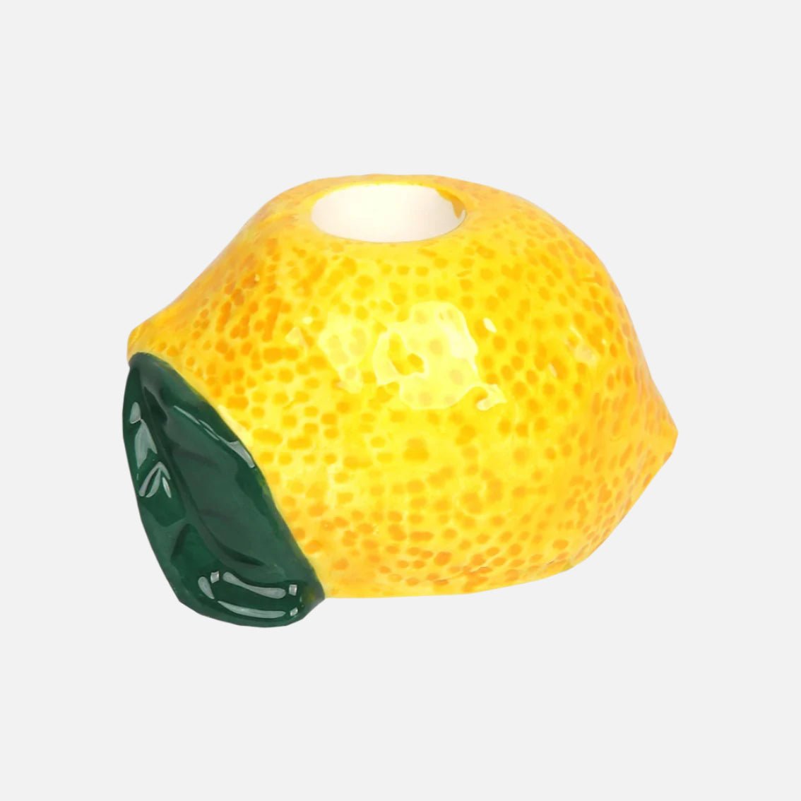 Lemon Ceramic Candle Stick Holder - CSHOP - HOLD - CER - LEM - Uneeka