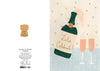 Let's Celebrate!' Champagne Greetings Card* - GCN 319 - Uneeka