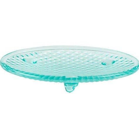 Light Green Recycled Glass Soap Dish - B20620 - Uneeka