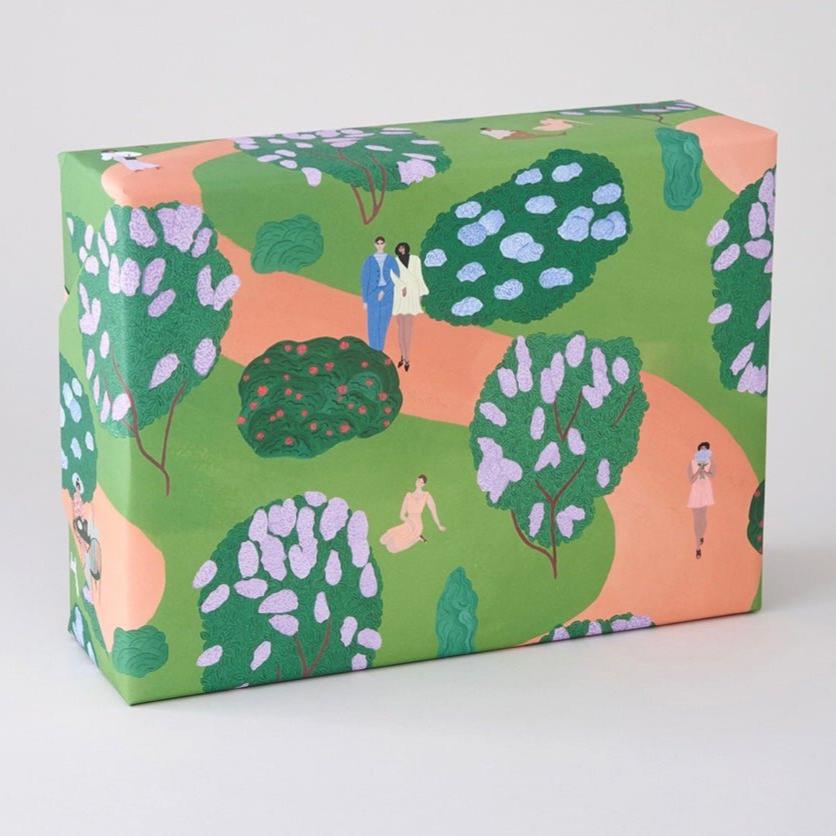 Lilac Park Gift Wrap - WP106 - Uneeka