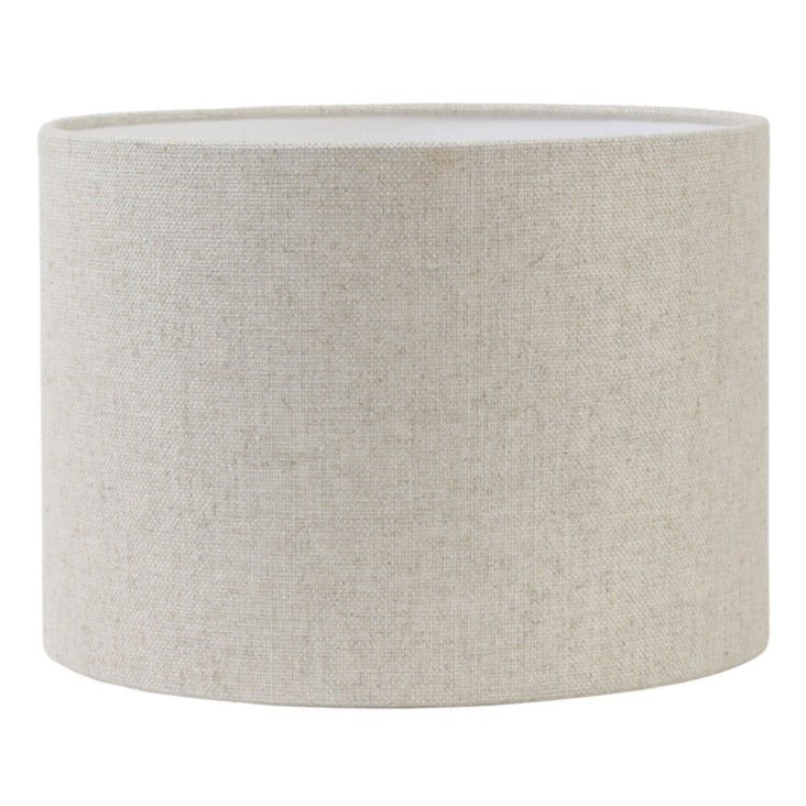 Linen Natural Cylinder Lampshade - 2220868 - Uneeka