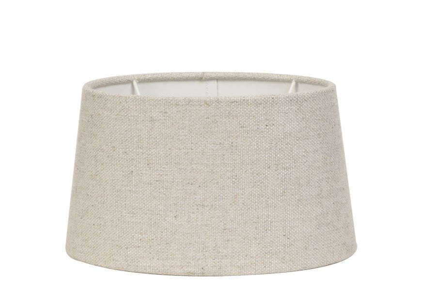 Livigno Linen Natural Oval Lampshade - 3625868 - Uneeka