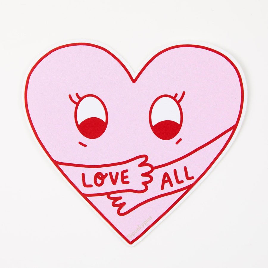 Love All Vinyl Sticker - ST - LAP - 296 - Uneeka