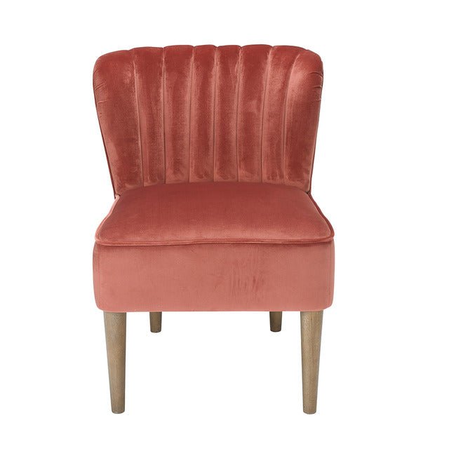 LPD Bella Velvet Occasional Chair - BELCHAPINK - Uneeka