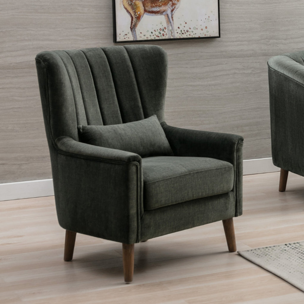 Maddox Short Pile Velvet Armchair - VLA104 - Uneeka