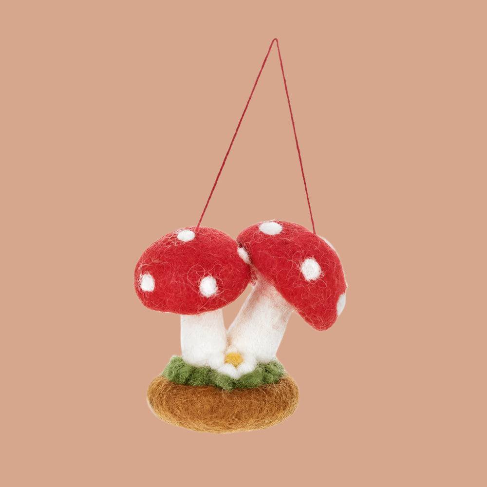 Magical Toadstools Felt Decoration - ANHMAT - Uneeka