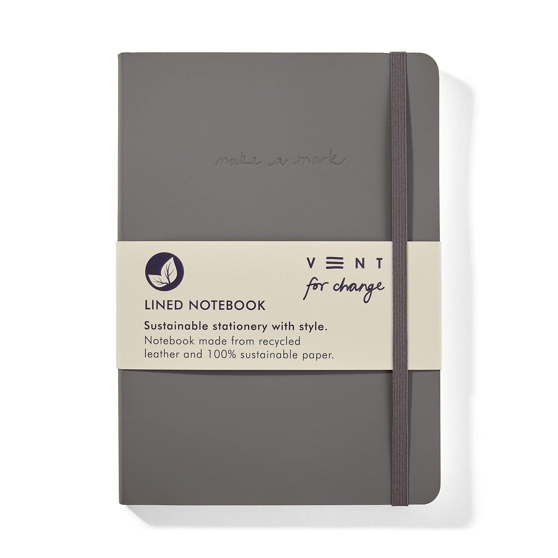 Make a Mark' A5 Leather Notebook - 066 - Uneeka