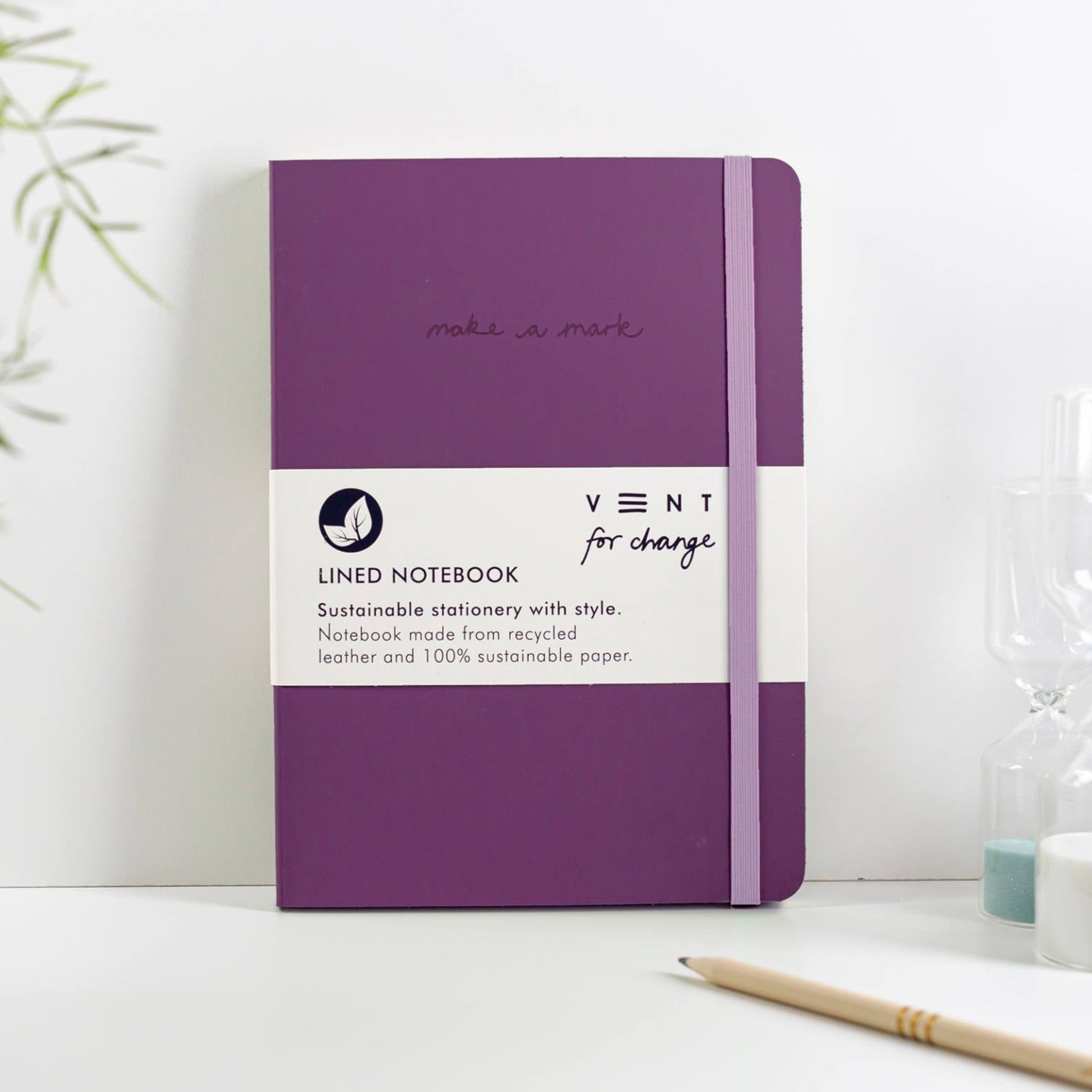 Make a Mark' A5 Leather Notebook - 071 - Uneeka