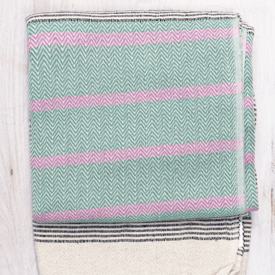 Malabar Throw with Tassels - TH130PM - Uneeka