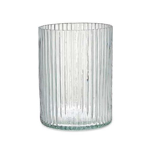 Malana Recycled Clear Glass Candle Holder - MC9502 - Uneeka