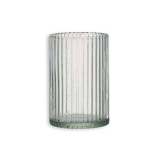 Malana Recycled Clear Glass Candle Holder - MC9502 - Uneeka