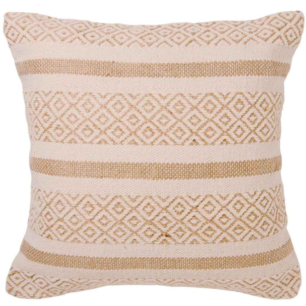 Mandani Handloom Chenille Jute Cushion - CC397 - Uneeka