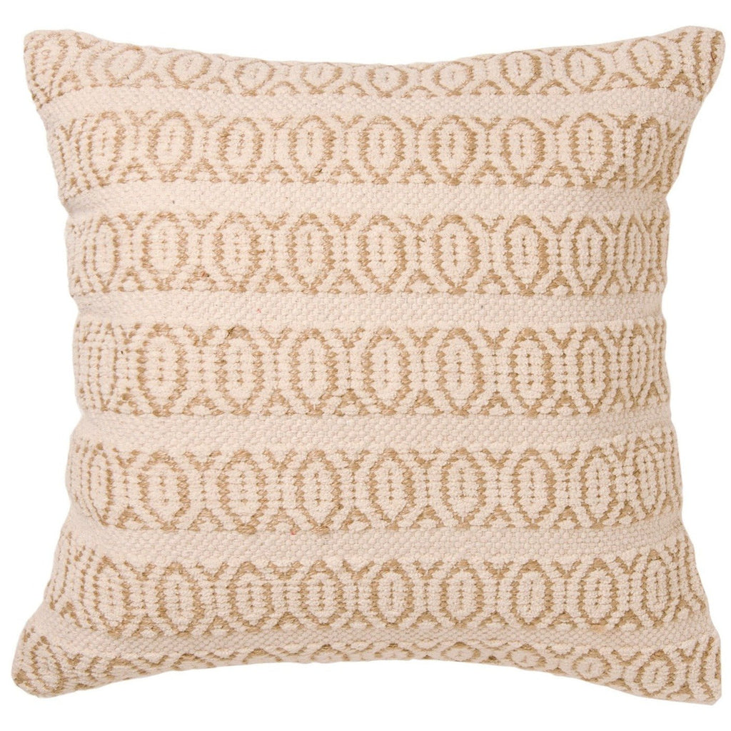 Mandani Handloom Chenille Jute Cushion - CC396 - Uneeka