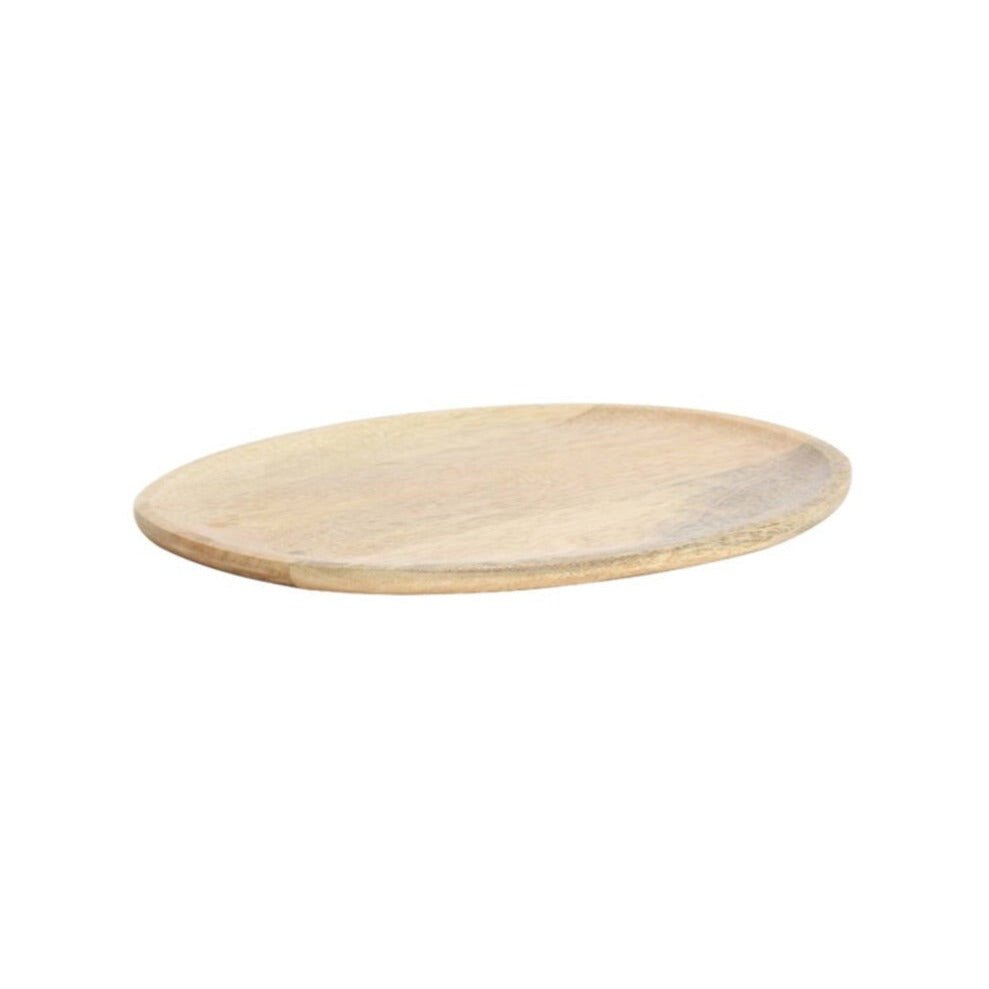 Mango Wood Natural Oval Serving Board - 6327184 - Uneeka