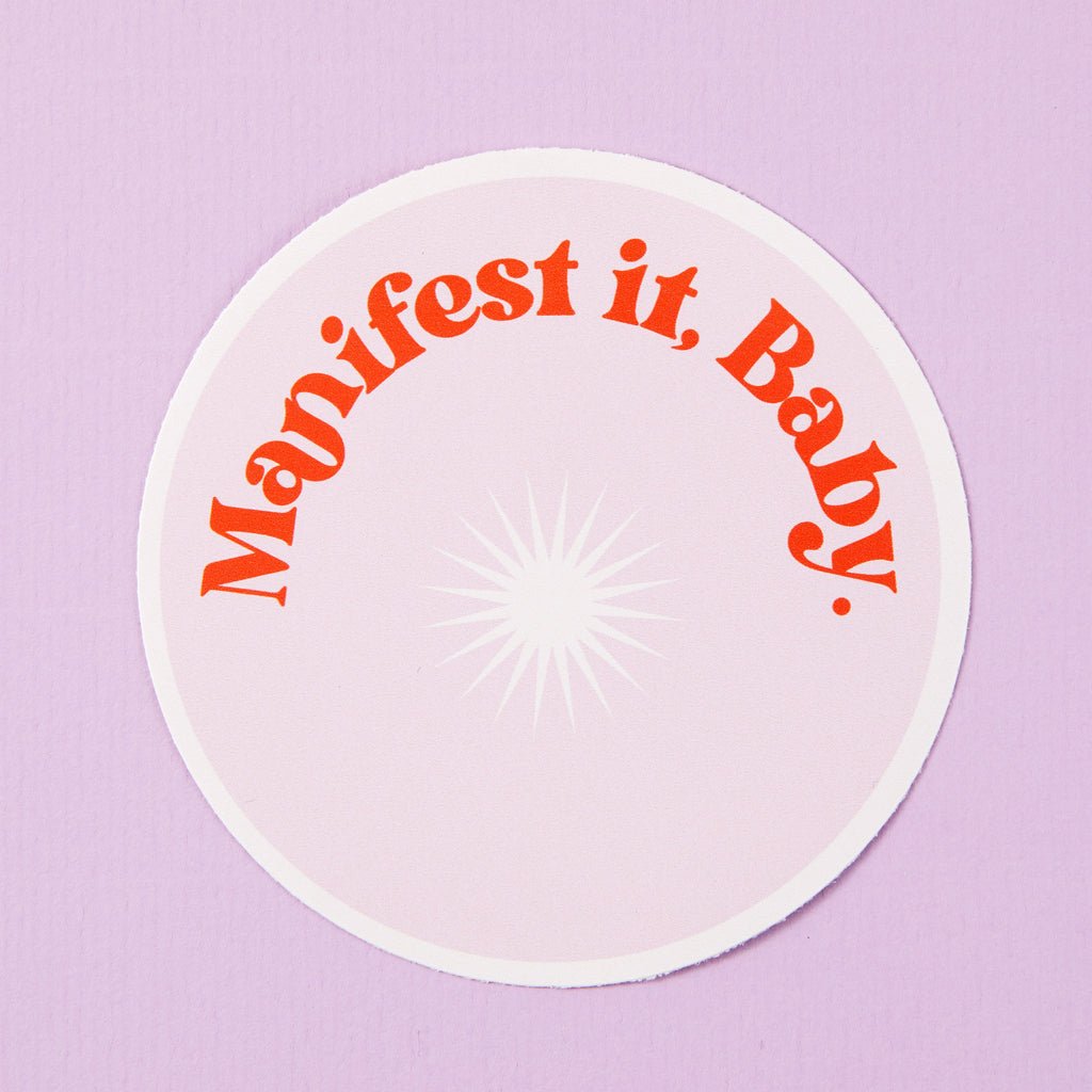 Manifest It Baby Vinyl Sticker - ST - LAP - 295 - Uneeka