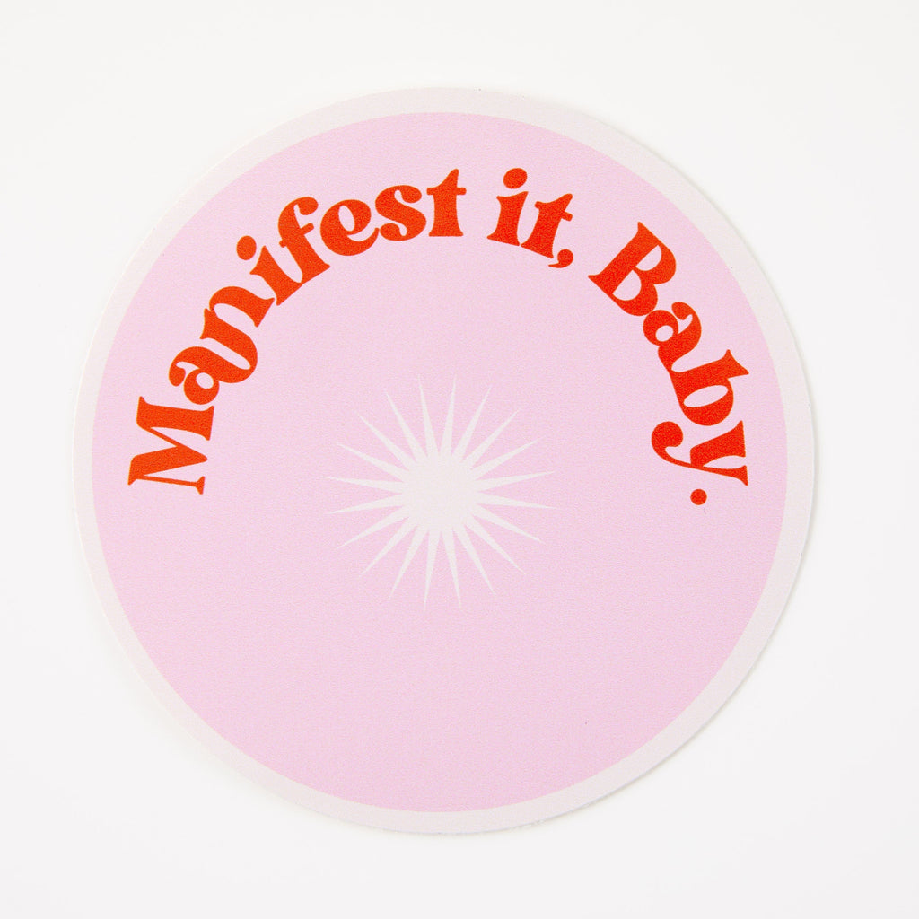 Manifest It Baby Vinyl Sticker - ST - LAP - 295 - Uneeka