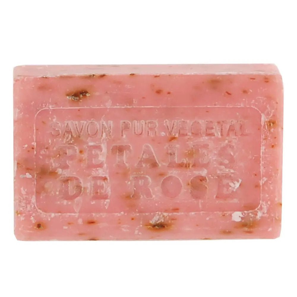 Marseilles Soap Bar Petals De Rose Exfoliant - M8707 - Uneeka