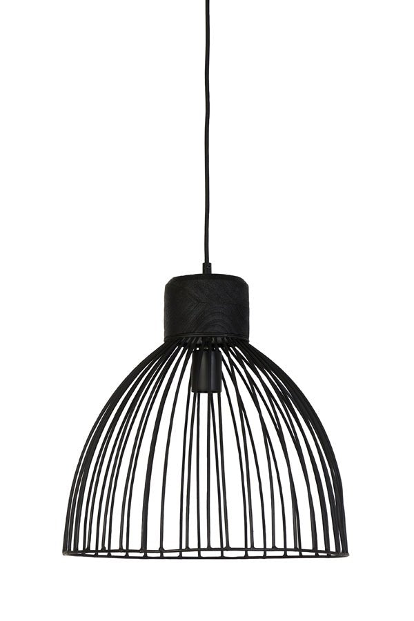 Matt Black Bird Cage Hanging Lamp* - 2949712 - Uneeka