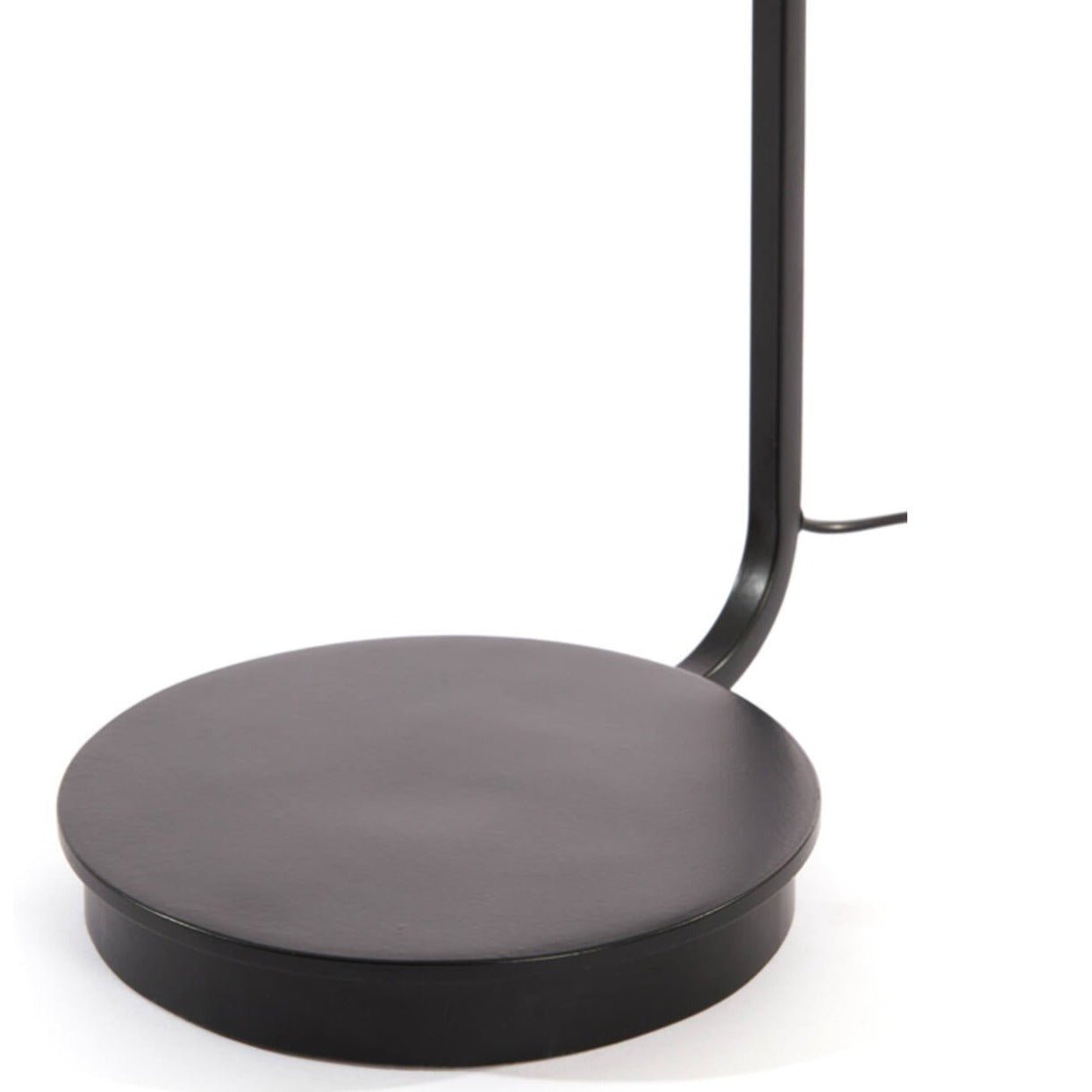 Matt Black Curved Lamp Head Lamp Base - 8054712 - Uneeka