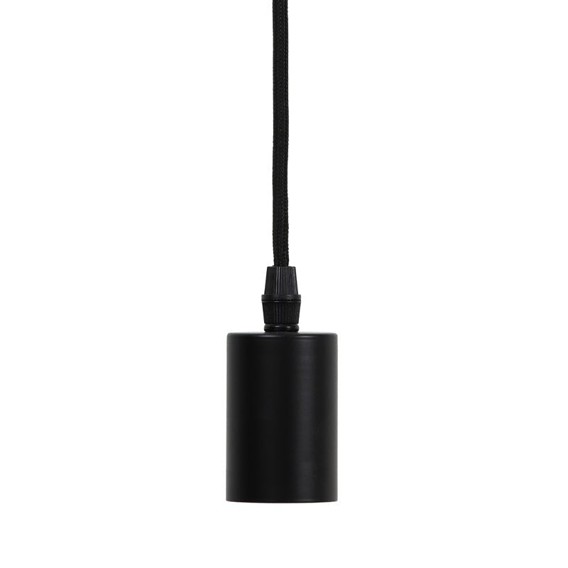 Matt Black Triple Bulb Hanging Lamp - 2940612 - Uneeka